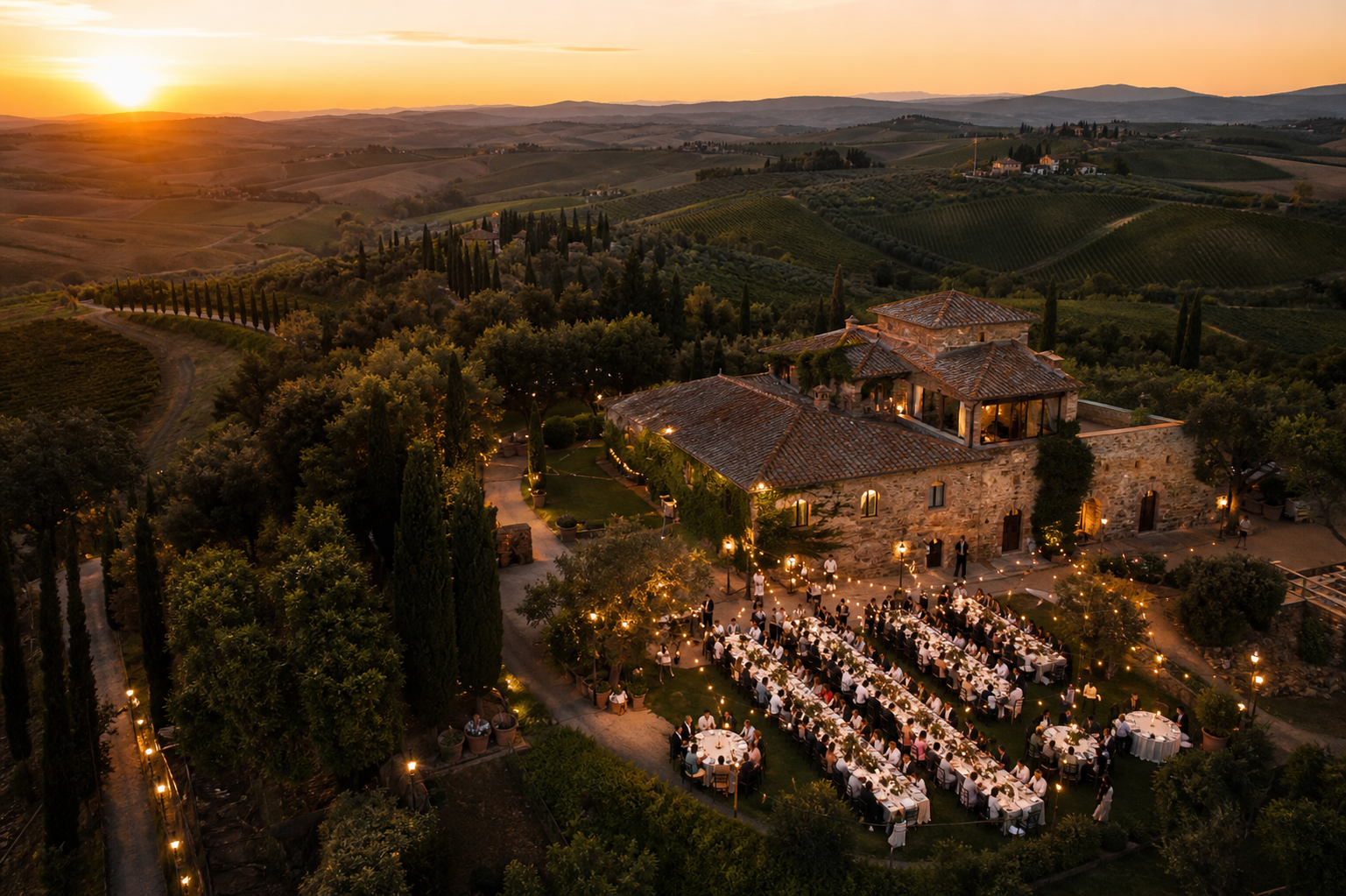 Villa Tuscany matrimonio